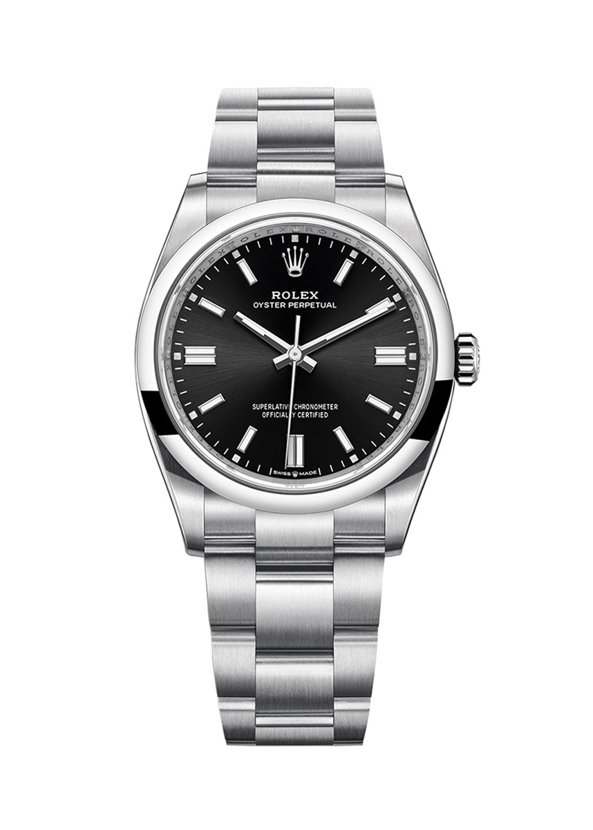 Rolex Oyster Perpetua 36  Black Dial 126000